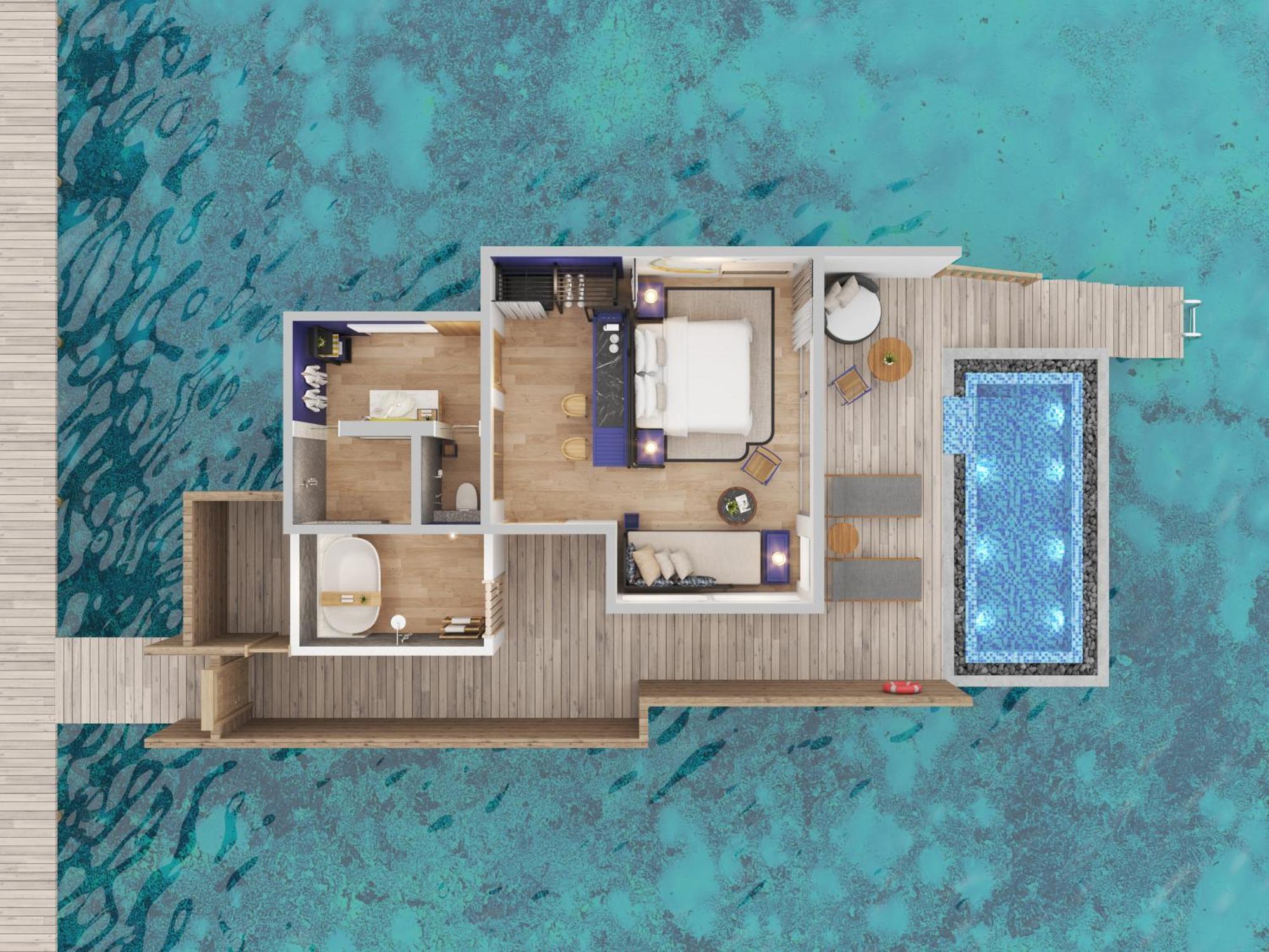 Avani Plus Fares Maldives Resort - 50 Percent Off On Seaplane Transfer For Minimum Stay Of 3 Nights And More For Stays Until 31 October 2025 Kendhoo Rom bilde